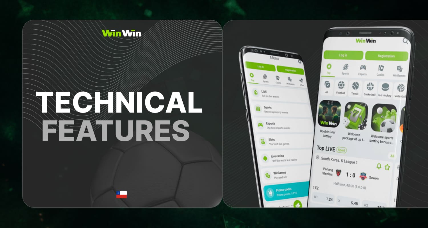 Winwin Chile technical device permissions for using the platform application